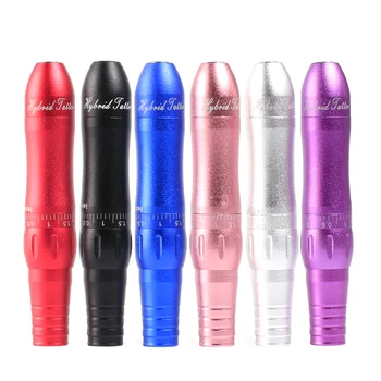 2018 Tattoo Eyebrow Lip Tattoo Permanent Eyebrow Rotary Makeup Machine Pen Kit Power Supply Body Art Strong Quiet Motor Supply professional top end eyebrow lip eyeline permanent makeup tattoo machine pen kit digital power supply needles for body art