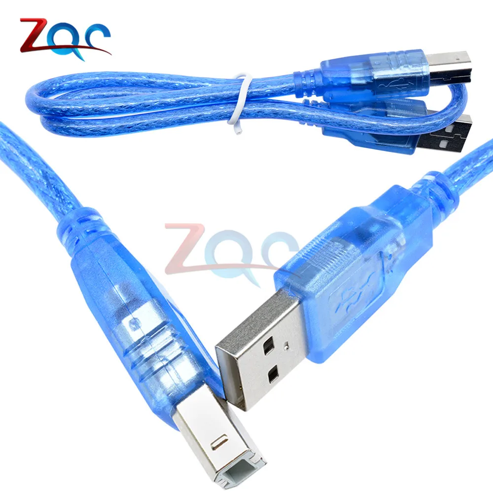 Кабель для принтера USB 0 5 50 см 2 м|Соединители| |