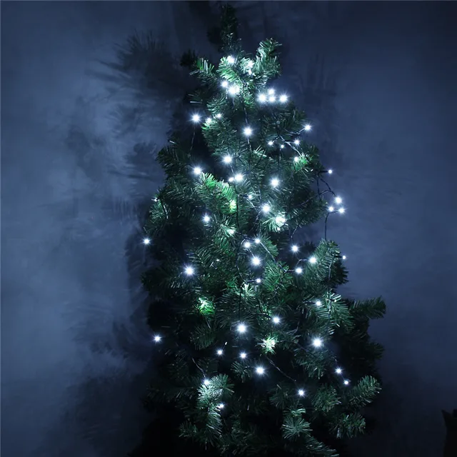 waterproof 72 led string light solar powered patio umbrella led string fairy garden lights cool white - Cool White Outdoor Christmas Decorations waterproof 72 led string light solar powered patio umbrella led string fairy garden lights cool white - Cool White Outdoor Christmas Decorations