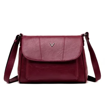 

High Quality Women Bag Leather Female Top-Handle Bag Fashion Women Small Shoulder Bags Ladies Handbags Crossbody Bags Sac A Main