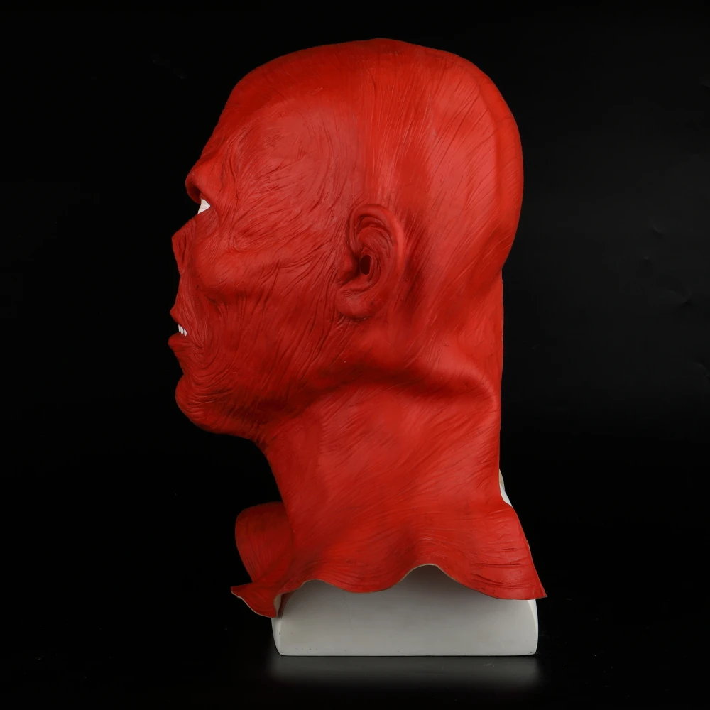 Star Wars Horror Full Head Masquerade Red Skull Hood Latex Mask Halloween Cosplay Zombie Mask New (5)