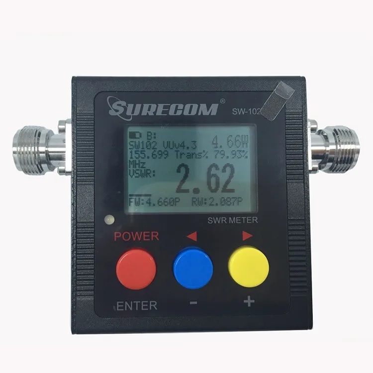 On sale walkie talkie swr meter surecom SW-102 repeater digital SWR antenna analyzer power meter car radio accessories SW102 (20)