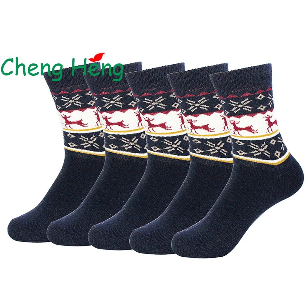 

Rabbit Wool Men Warm Socks Spring Autumn Winter Comfortable Business Casual Sweet Art Socks Style Small Fawn pattern Meias Socks