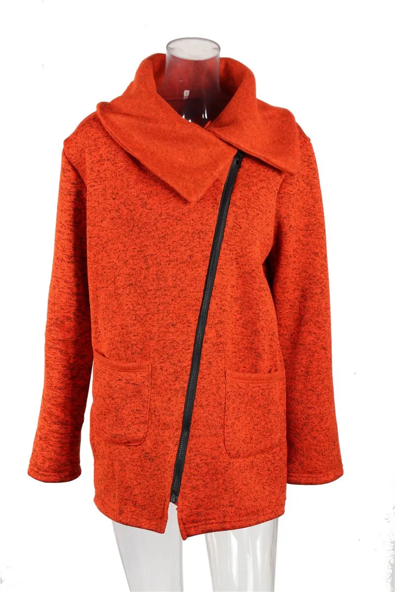 Новое повседневное зимнее женское пальто XXXXL 5XL плюс размер модные базовые куртки Casacos Feminino Европейский стиль Jaqueta Feminina Inverno - Цвет: orange double collar