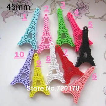 

Eiffel Tower flatback resin cabochons kawaii for DIY Embellishments45mm 50pcs YZR165