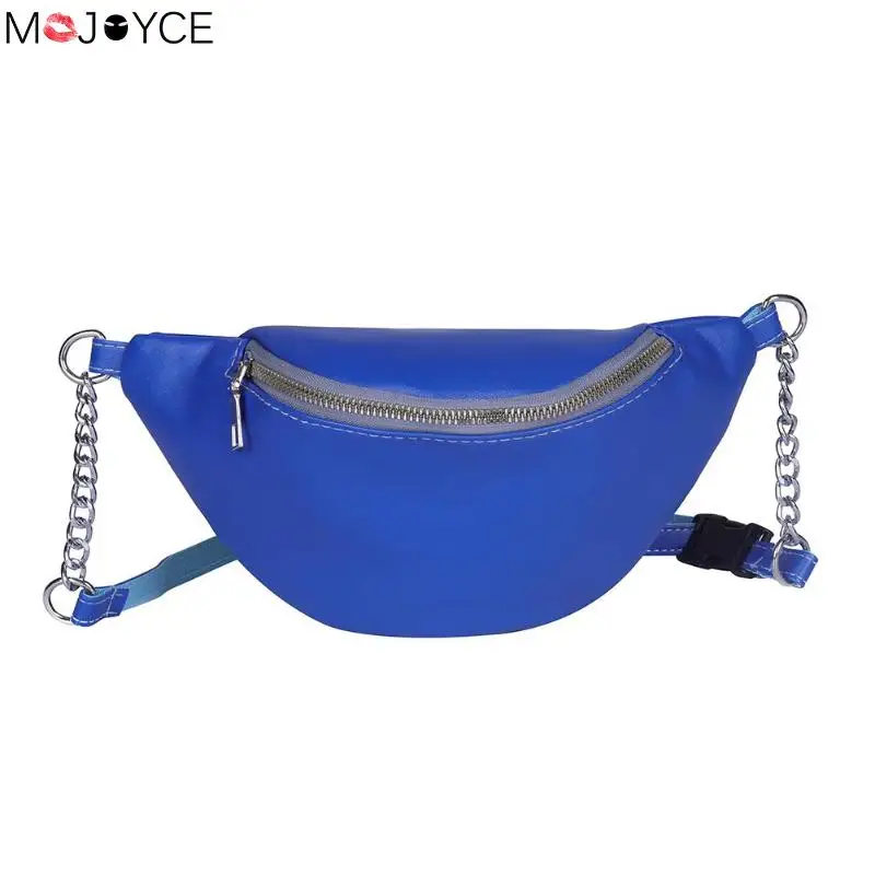 Повседневная цепь из искусственной кожи fanny pack s для женщин модная женская поясная сумка прогулочная сумка для покупок поясные сумки fanny pack