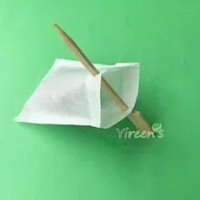 50 шт. 60*80 мм чайные фильтры плюс пустые чайные пакетики с палочками-фильтровальной бумагой-кофейные чайные заварки/палочки