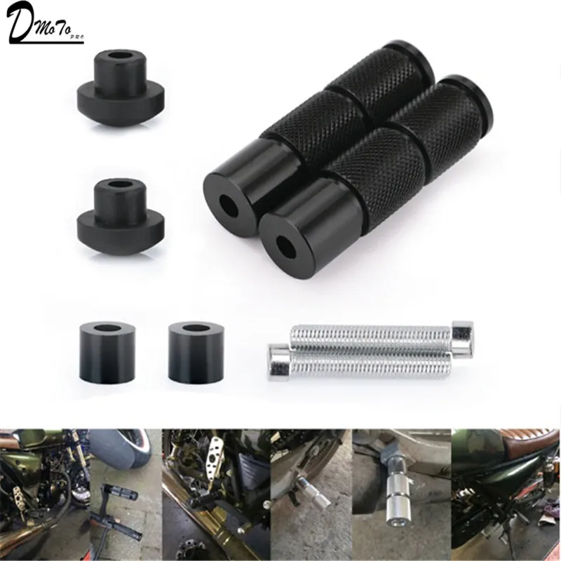 

Universal CNC Aluminum Alloy Motorcycle Round Foot Pegs Front Rider Footpegs Pedals For Dirt Pit Bike ATV Motorcycles Scooter