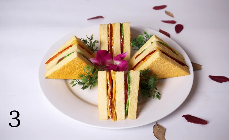 Модель еды модель сэндвич дисплея имитация курицы сандвич образец десерта окно