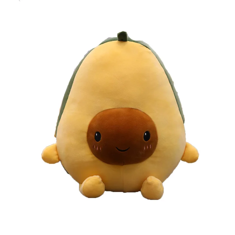 

ins hot multisize cute soft stuffed fruit cushion creative green avocado plush throw pillow great gifts for elementary children
