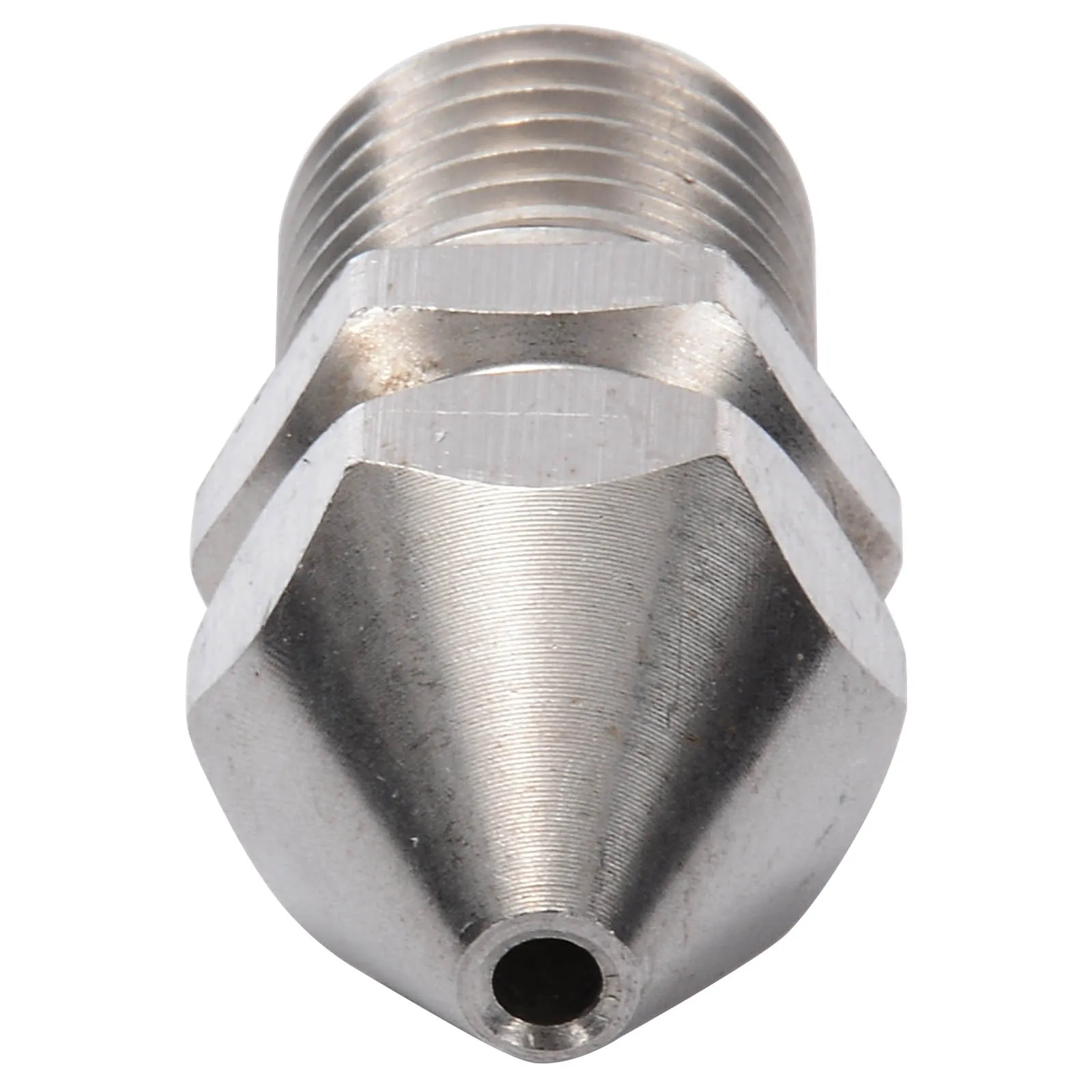 1/4''M 4.5 4 Jet Pressure Nozzle Washer Drain Sewer Cleaning Pipe Jetter Stainless Steel Spray Nozzle Cleaning Tool Parts