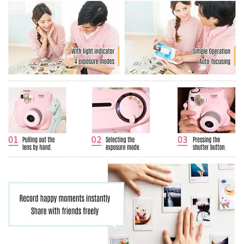 Fuji пленка Instax Камера Фотобумага для Mini7c Mini9 Fujifilm пленка Instax 3 дюймов Фотобумага Fuji пленка Instax Камера Фотобумага для Mini7c Mini9 Fujifilm пленка Instax 3 дюймов Фотобумага