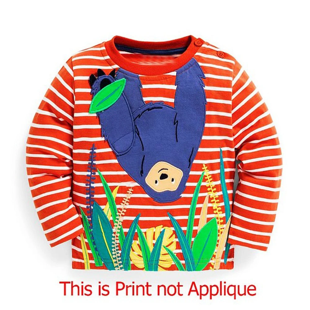 Футболки для мальчиков детская одежда г., брендовая рубашка для маленьких мальчиков детские топы для мальчиков с изображением животных, одежда рубашка и футболки для малышей от 2 до 7 лет