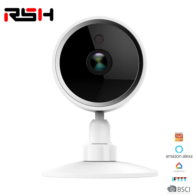 

WiFi home security security surveillance camera, compatible with Alexa and Google Home