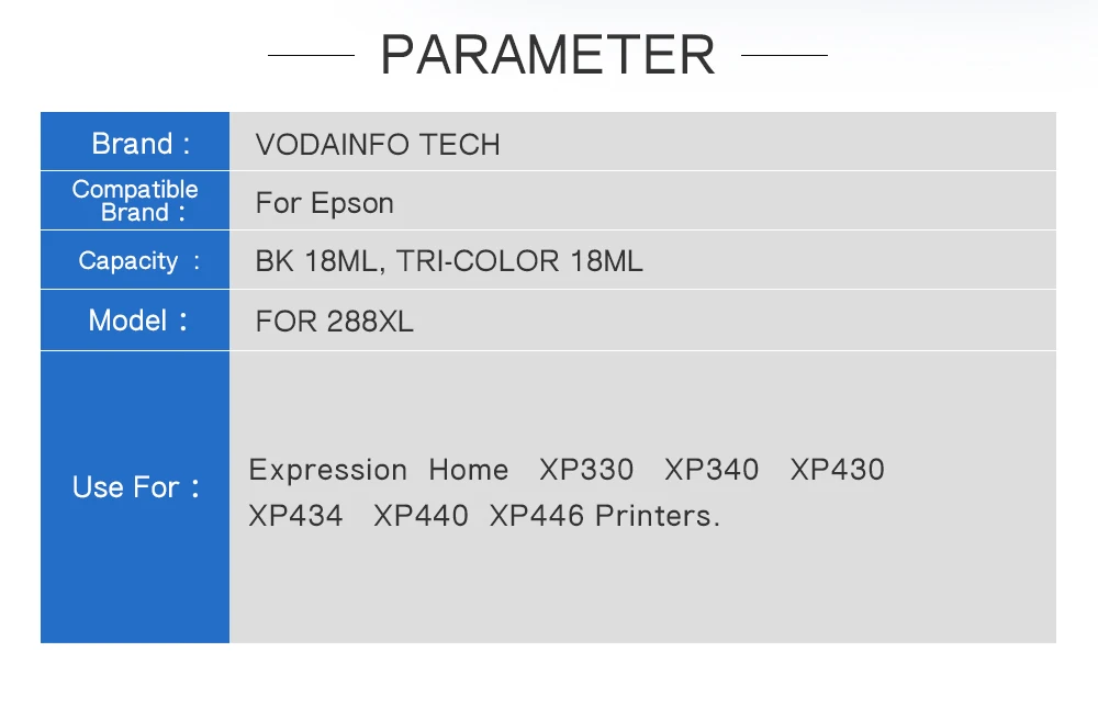 Qsyrainbow чернильные картриджи 288xl T288xl E-288xl совместимый для Epson XP240 XP340 XP440 XP344 принтер