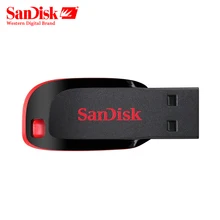 Original SanDisk CZ50 USB Flash Drive 16GB 32GB 64GB 128GB Pen Drive USB 2,0 Pendrive memoria USB disco Flash