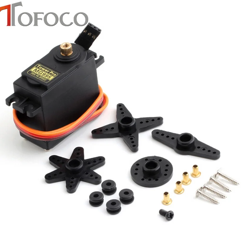 

MG995 360 Degree Servo Gear Metal High Speed Torque For RC Helicopter Car Airplane Set And Robot Arm