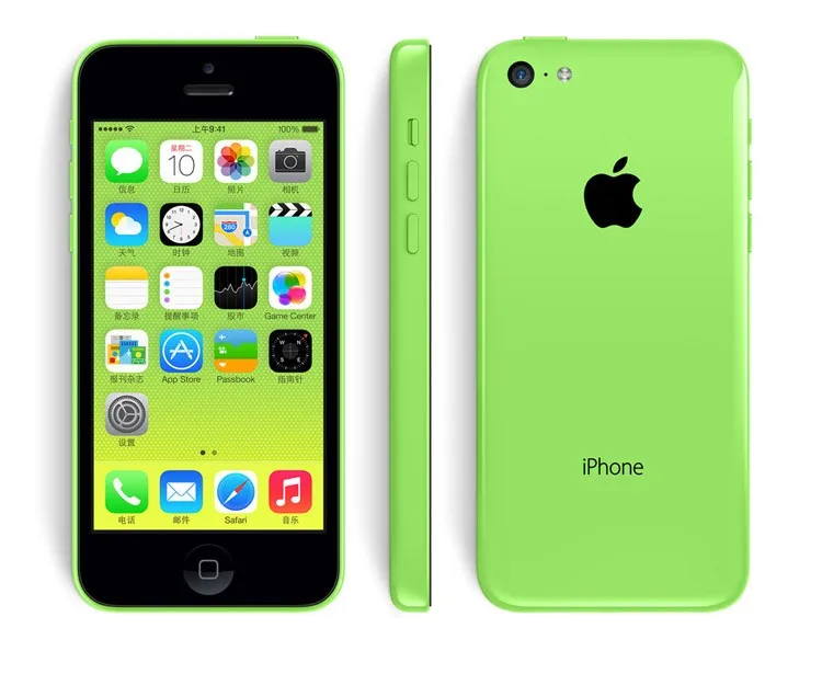 Б/у Apple iPhone 5C 4,0 дюймов экран разблокированный двухъядерный мобильный телефон 8 ГБ/16 ГБ/32 ГБ rom