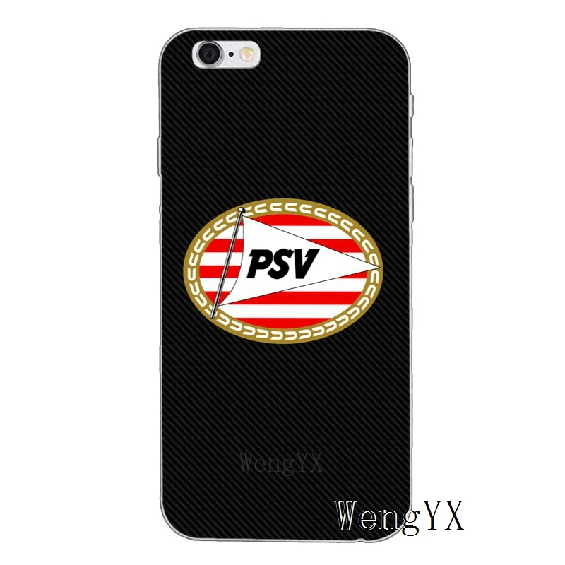 Для iPhone X XR XS Max 8 7 plus 6s 6 plus SE 5S 5c 5 4S 4 iPod Touch чехол psv Eindhoven футбольный логотип мягкий Чехол для телефона - Цвет: PSV-Eindhoven-A-11