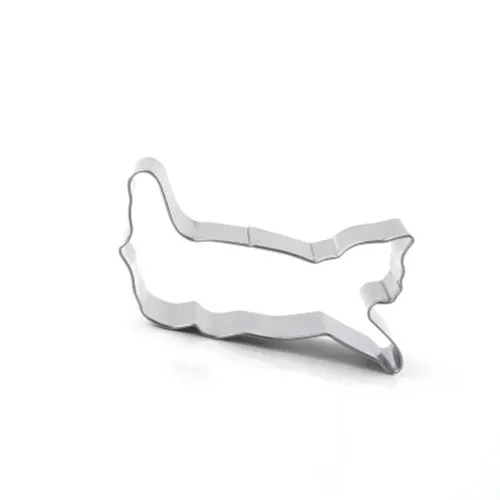 6pcs/set Cute Cat Shape Stainless Steel Cookie Cutter Fondant Biscuits Tools Sugar Craft Bakery Bakeware