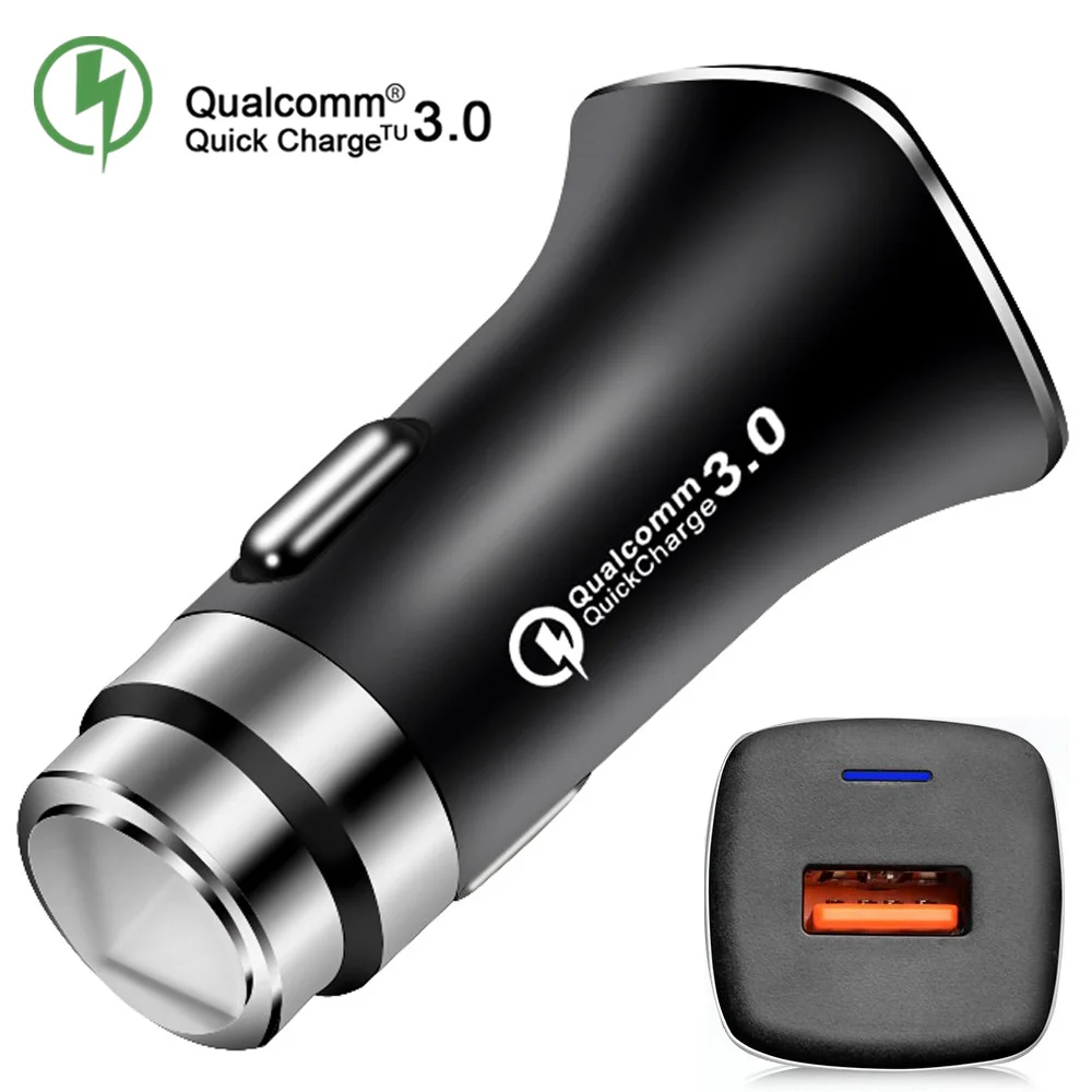 

12V Car Charger Fast Charging QC3.0 5 9 12 V 2A usb type-c Adapter Car Charge Phone Travel charger For Samsung Xiaomi Huawei