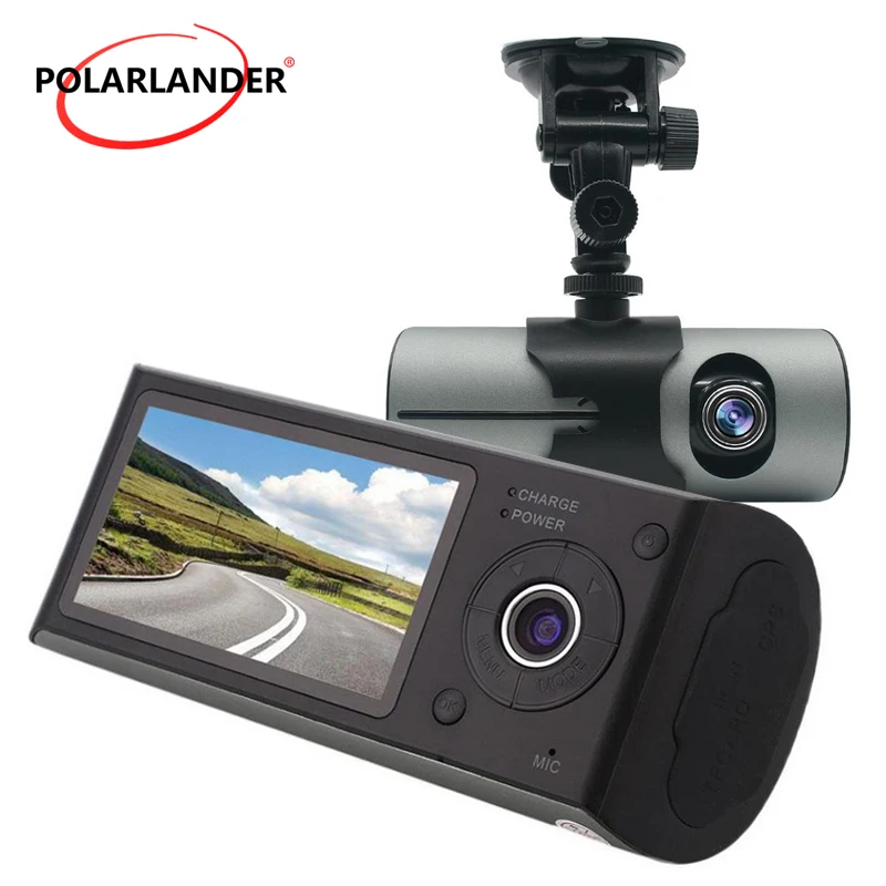 140 Degree Wide Angle Vehicle Car DVR Dual Lens 2.7 Inch TFT LCD Camera X3000 R300 Cam Video Recorder With GPS 3D G-Sensor | Автомобили и