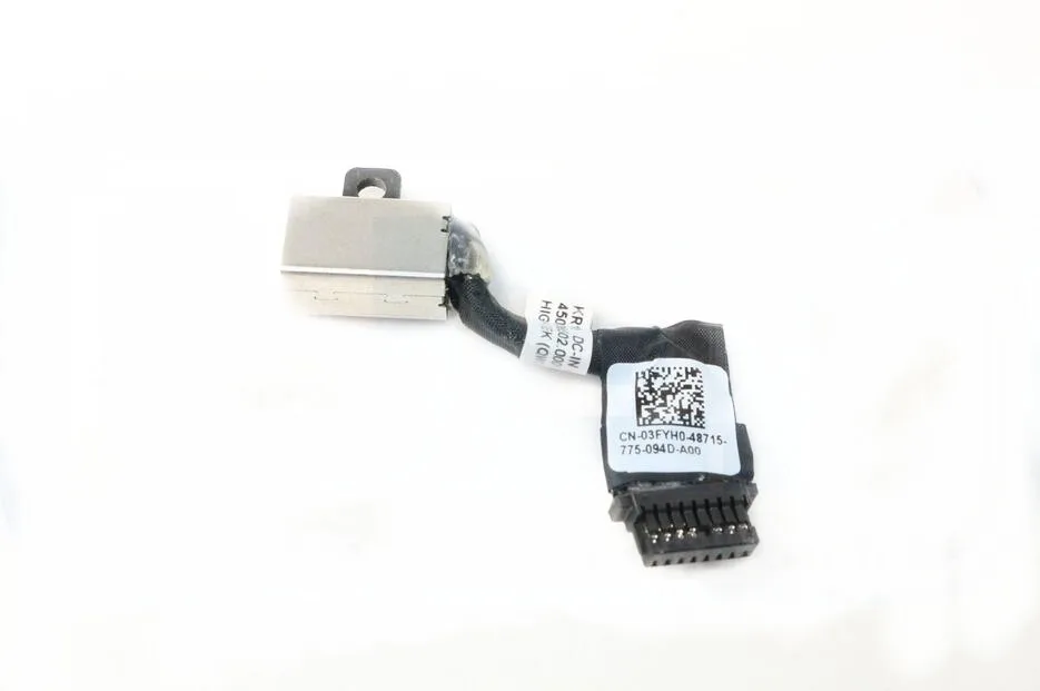 10 pcs / lot For 03FYH0 KR13 DC-IN Cable Dell Inspiron 7370 7373 Power Jack Connector 450.0B502.0001 | Компьютеры и офис