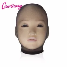 Candiway прозрачные чулки головные уборы маска богиня колготки отвесный капюшон ролевые игры костюм для мужской, женский, для пар маскарадные маски