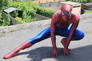 

New Spiderman Costume 3D Printed Kids Adult Lycra Spandex Spiderman Costume For Halloween Mascot Cosplay Free Shipping