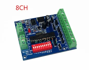 

Brand new 8CH RGBW dmx512 decoder, 8CH 2groups RGBW output,DC5V-24V for LED strip light,LED module