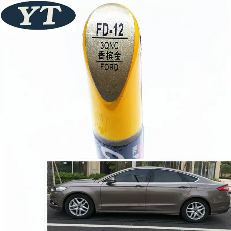 Car Scratch Repair Pen Auto Paint Pen Champagne Color For Ford Ecosport Kuga Focus S Max Fiesta Car Painting Pen Painting Pens Aliexpress