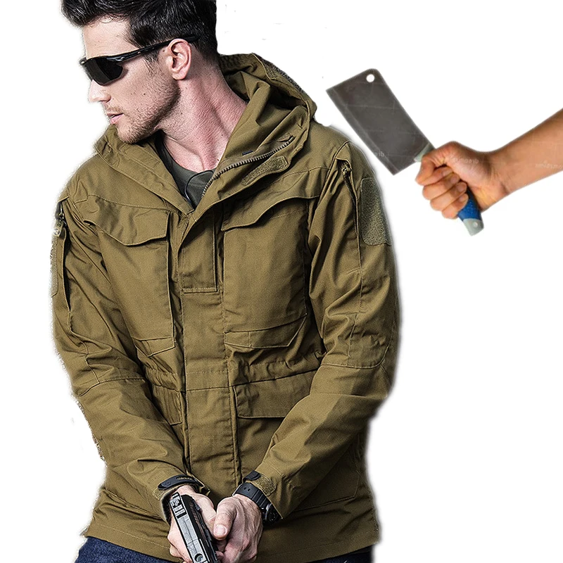 Zelfverdediging Security Anti-cut Anti-Stab Mannen Jassen bodyguard Stealth Verdediging Uitloper Politie Persoonlijke Tactiek Cut- proof outfit