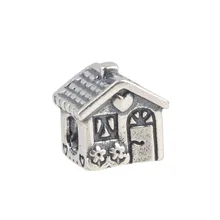 Zmzy original jardín de la casa de ley 925 de plata del corazón de la vendimia encanta granos diy adapta pulseras pandora