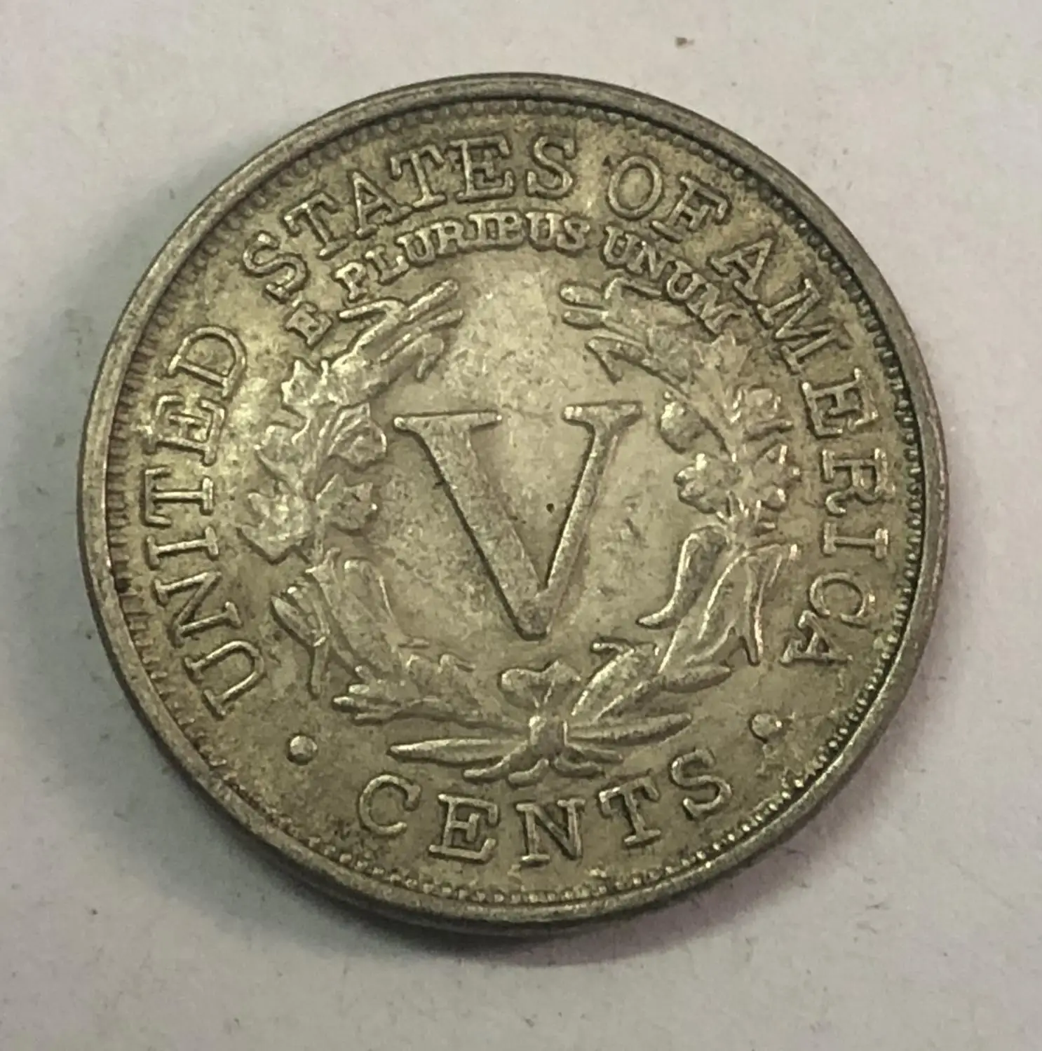 1890 США 5 центов &quotLiberty Nickel&quot с &quotCents&quot|Безвалютные монеты| |