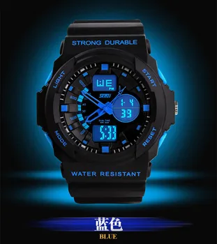 

Students Cool Luminous Chronograph Sports Watches Brand Quality 30M Waterproof Rubber Watch European Guys Favorite Clock NW746