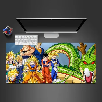 

Dragon Ball Set Mouse Pad Player Gaming Mats Home Computer Keyboard Mousepad Animation Mouse Pad Is Practical Not Scroll Side