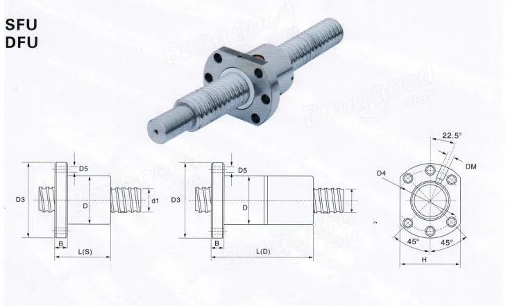 Suleve Новый 1 шт. SFU1204 1100 мм Сталь ШВП конец обработанные ballscrew с Ballnut для ЧПУ Запчасти прочный Механическое оборудование