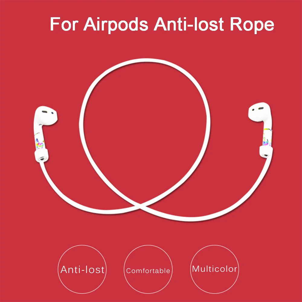 Силиконовый шнур с защитой от потери Шнур для Apple Airpods 2 го поколения беспроводные