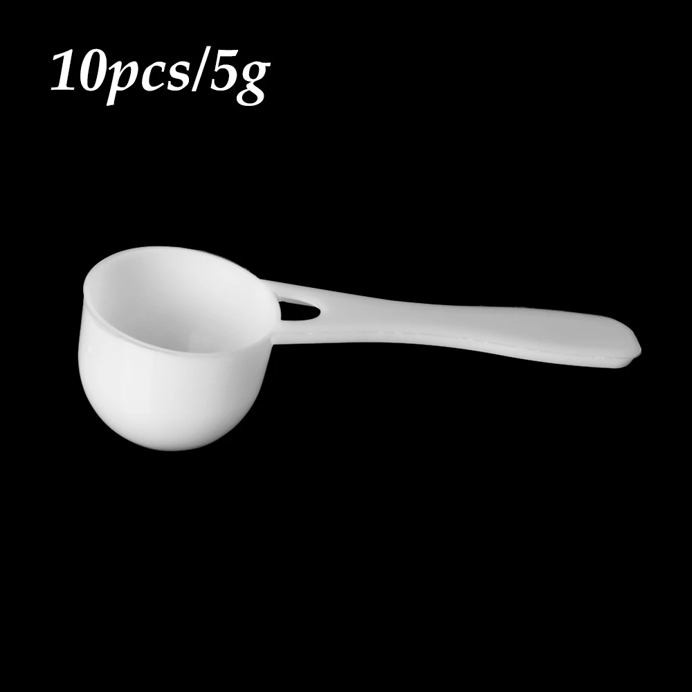 5/10Pcs 10ml 5g Food Grade Reusable Plastic Measuring Spoon Coffee Teaspoon  Milk Powder Spoon Multifunctional Kitchen Spoons - AliExpress