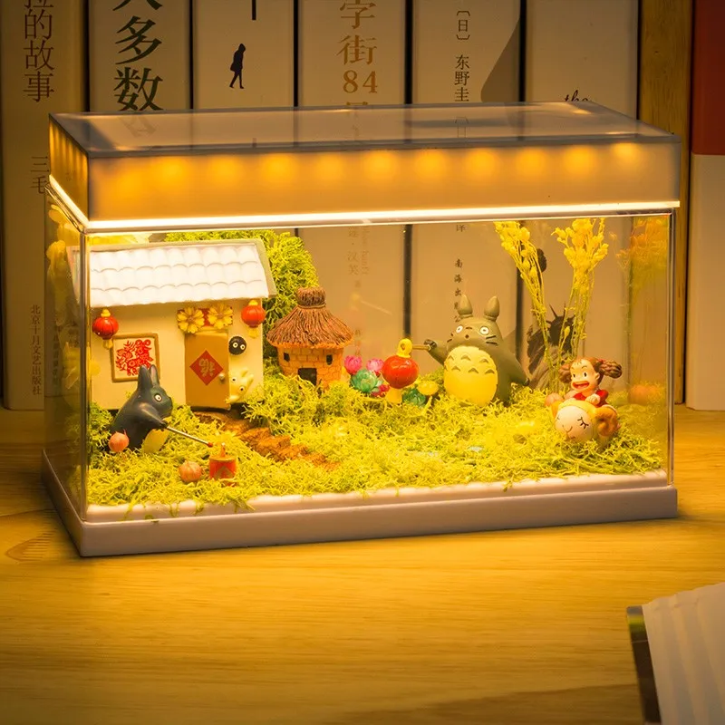 Tonari-no-Totoro-Grass-Wall-Of-Lang-Grass-Wall-May-DIY-Micro-View-With-LED-Light (3)