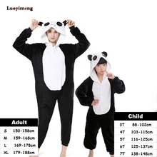 Animal Cartoon Kigurumi Stitch Panda Pajamas Unicorn Onesie Pajamas For Women Kids Pyjamas Boys Girls Cosplay Costumes Sleepwear kigurumi unicorn pajamas kids pyjamas baby boys pajama children s clothing girls onesie kids animal panda home clothes flannel