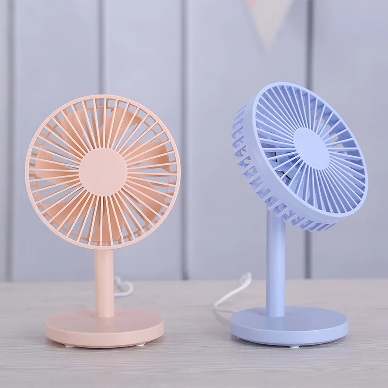 

DC5V USB Desktop Fan 4 Colors Table Summer Air Cooling Fan Mini USB Ventilator 3 Speed Adjustable