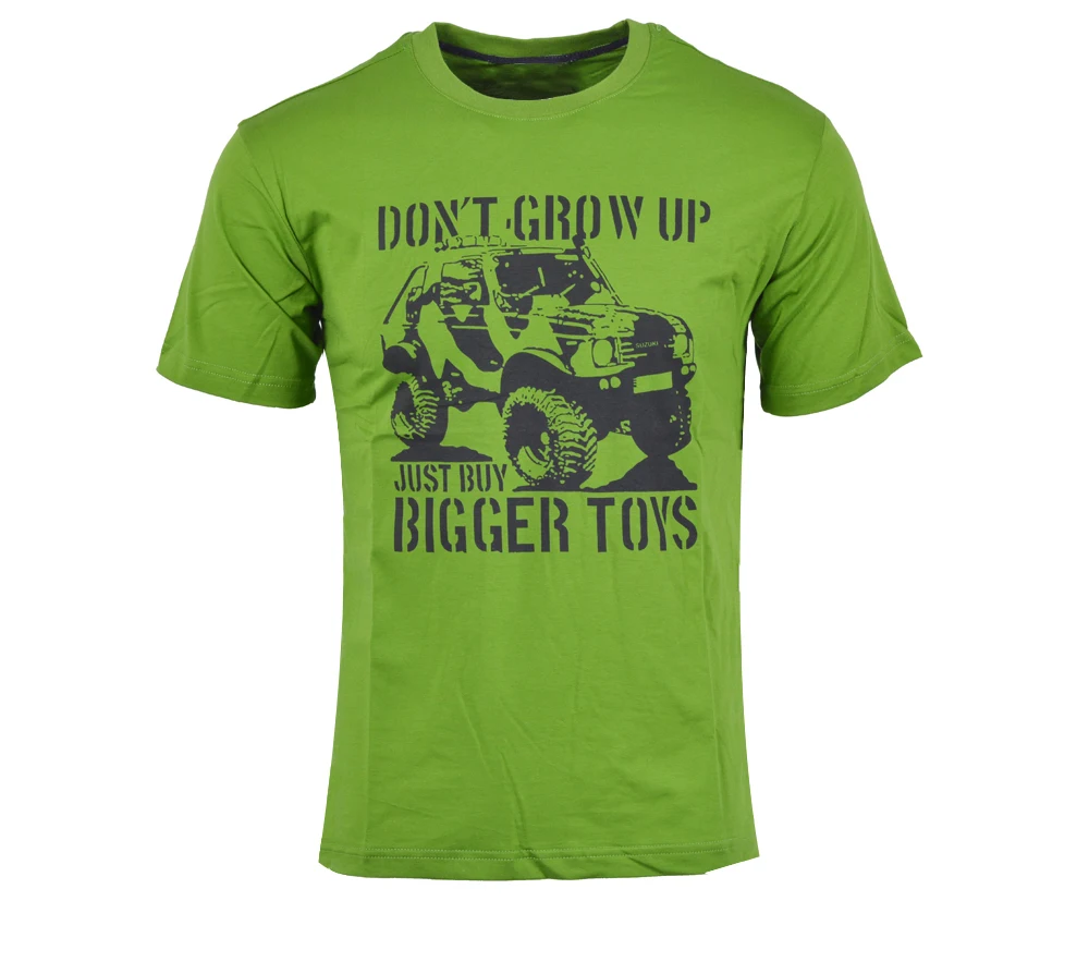 Спортивная летняя хлопковая Футболка ATV армейский зеленый 4X4 Off Road Повседневная футболка