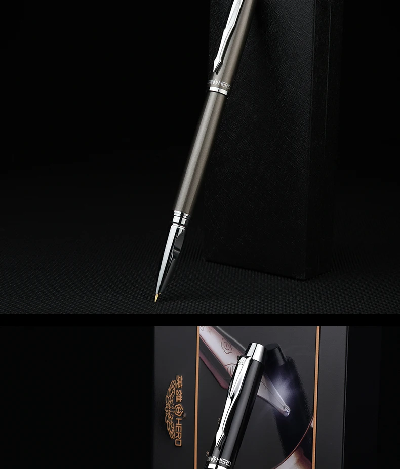 Estilos de Projeto Escrita do Negócio Caneta de Tinta Caixa de Presente Herói Fountain Três Nib High-end Assinatura Estudante Adulto Terno 7006 Pen 9 Canetas tinteiro
