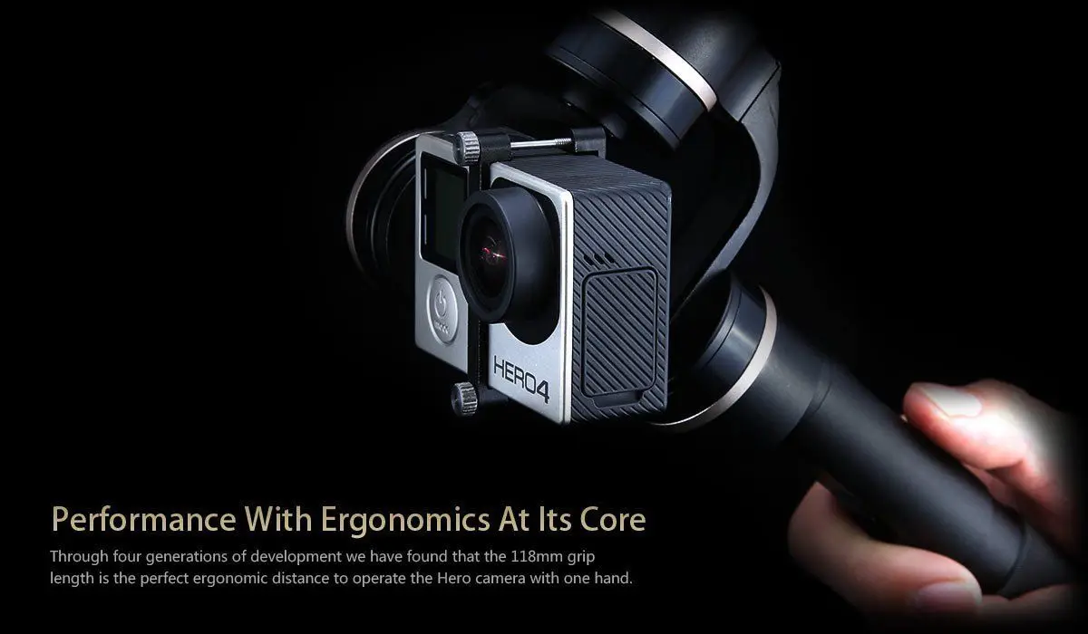 Feiyu FY G4 Ultra 3 осевой ручной карданный стабилизатор для экшн камер Gopro Hero 4 /Hero 3|feiyu
