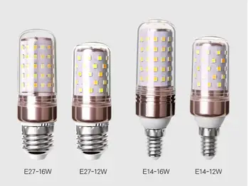 

10pcs/lot led lamp 220~240V Corn Bulb Warm White/Cold White SMD P2835 E27 E14 LED Bulb