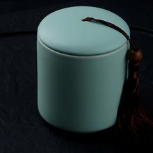 [GRANDNESS] Цзиндэчжэнь руяо Китайский Керамика и фарфор хранение чая чецет банка герметизация тикуанин черный чай, пуэр Caddy