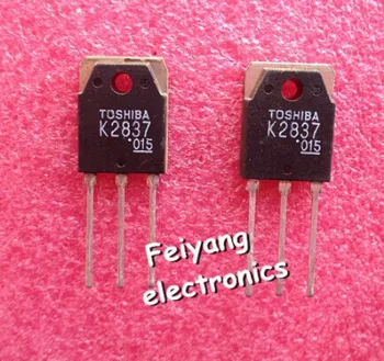 

Free shipping 10pcs K2837 2SK2837 Silicon N Channel MOS Type Chopper Regulator DC/DC Converter and Motor Drive ApplicationsTO-3P