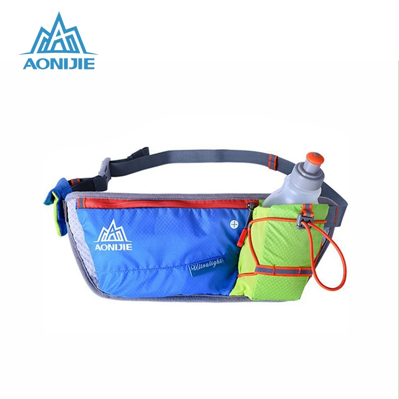 AONIJIE Unisex cintura bolsa al aire libre práctica de senderismo de Fitness ligero hidratación cinturón botella de agua de bolsa BOLSA DE CADERA