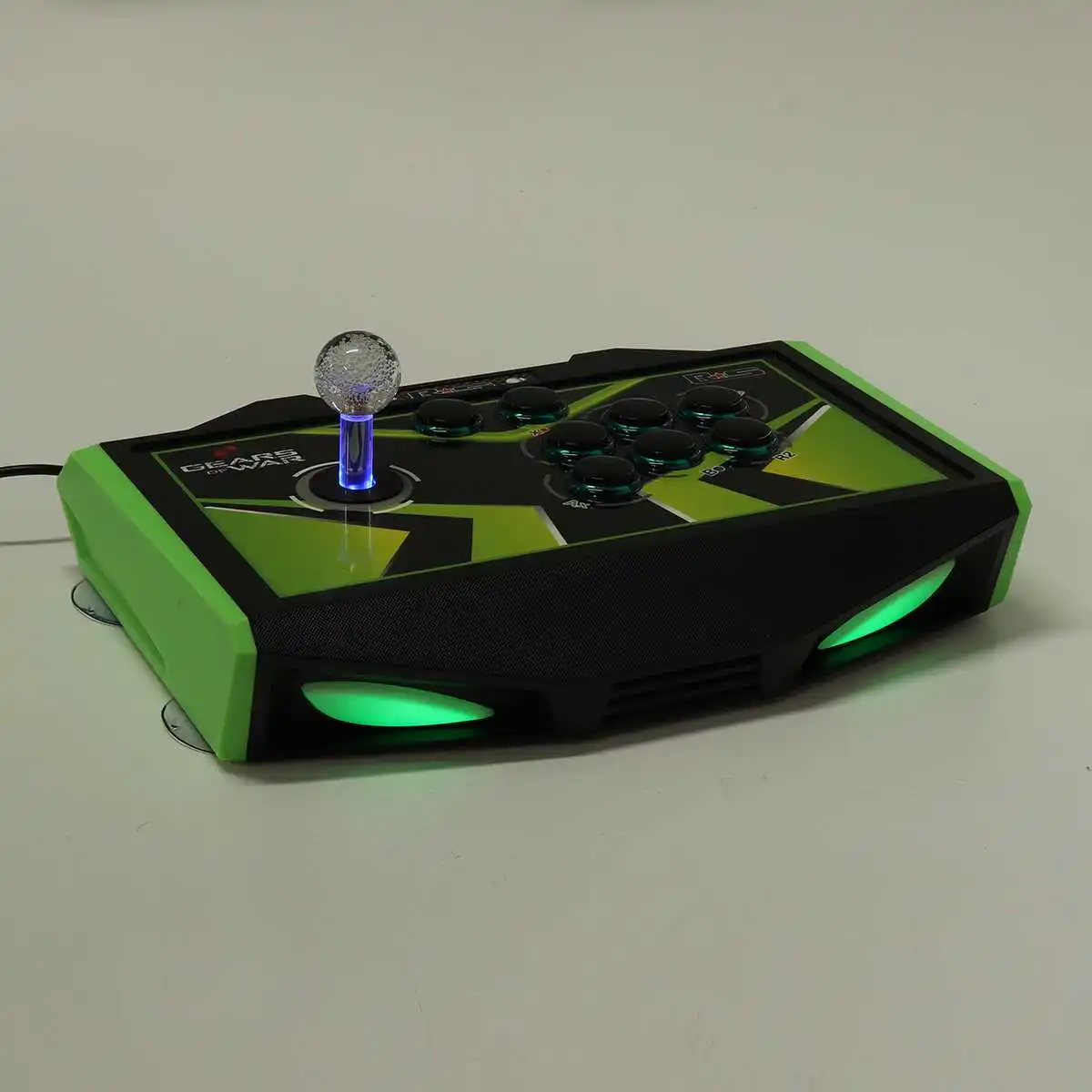 K3/T1/RS USB проводной игровой светодиодный джойстик для аркадных игр, файтинги, геймпад без задержки, игровая консоль для ПК - Цвет: RS Black green